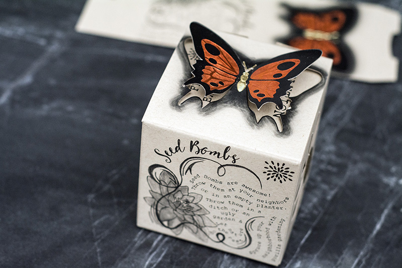 Letterpress – Promotional Butterfly Box