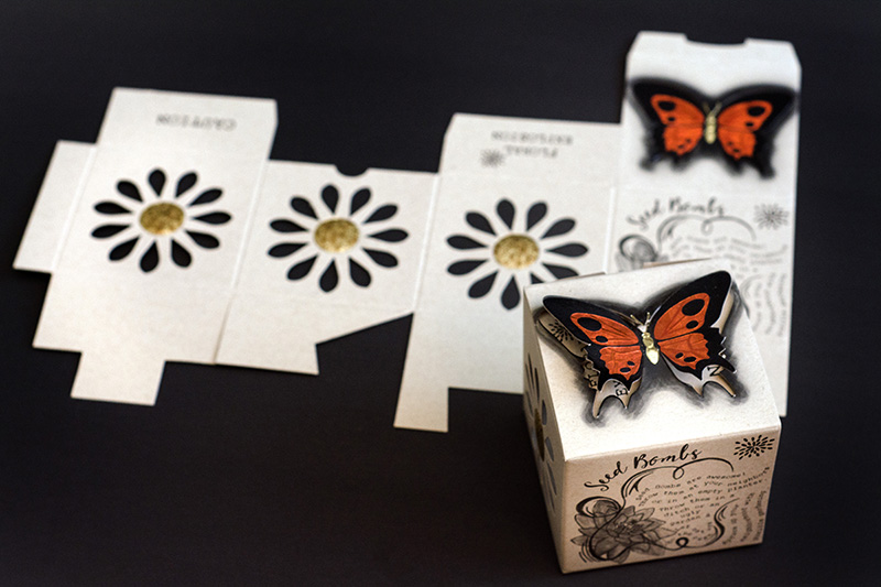 Letterpress – Promotional Butterfly Box